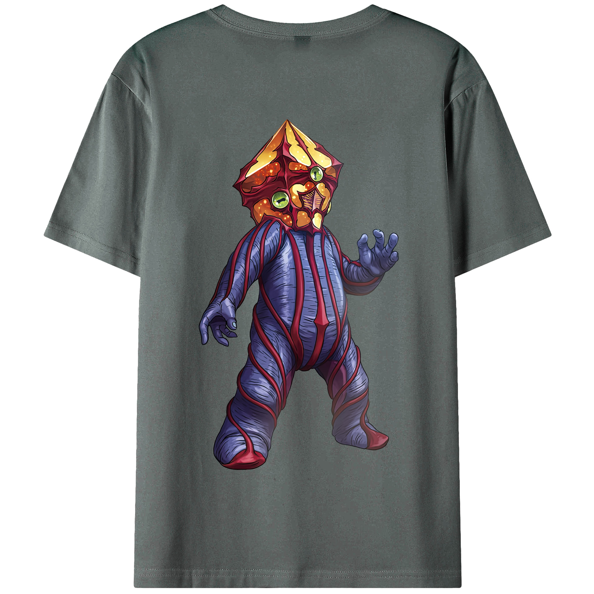 （画像用） ウルトラマン Ultraman 綿100％半袖Tシャツ（背面プリント）